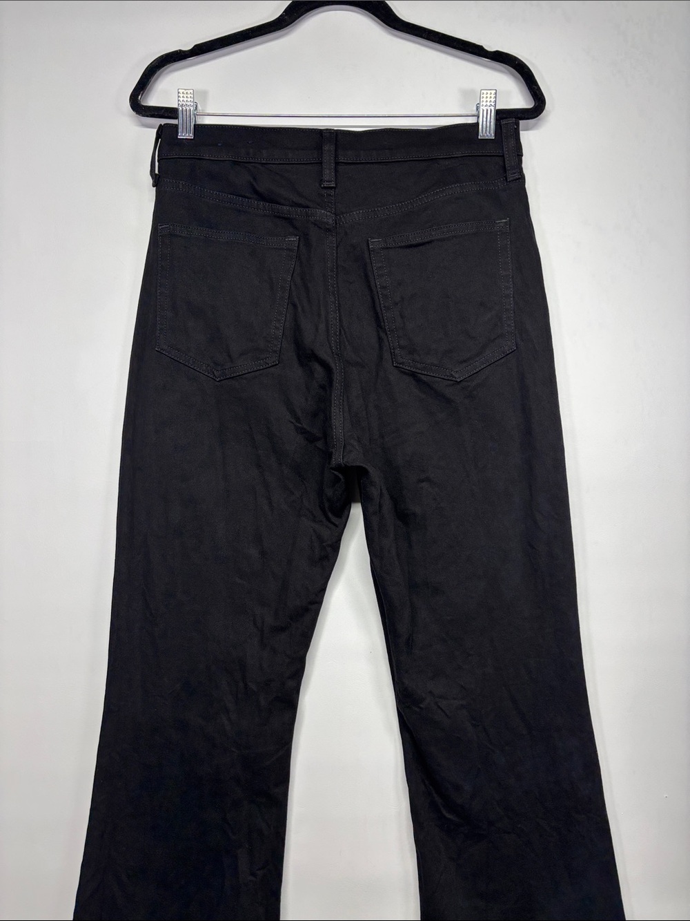 ✨GAP Denim 70s Flare Jeans Black Retro Wide Leg Women’s Jeans Black Size 10/30R - Picture 5 of 15